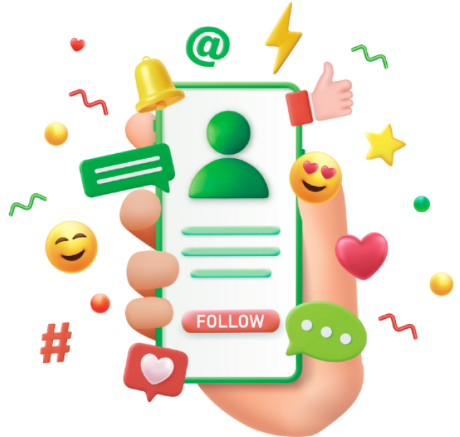 Social media illustration